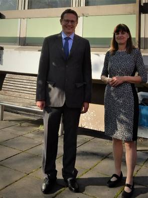 Dr. Arno Fritsch und Katja Ickstadt